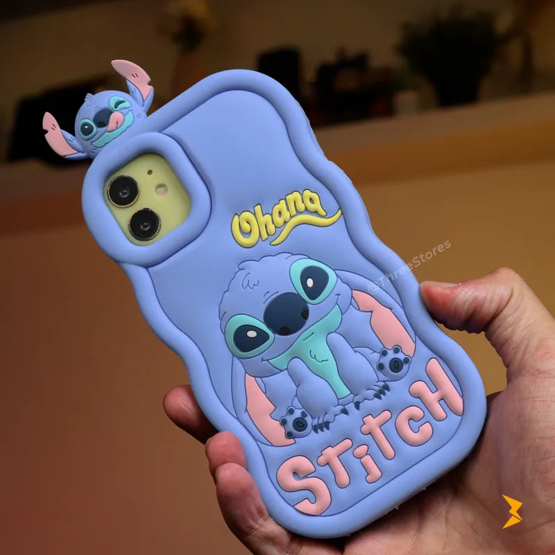 Stitch Ohana Silicone Case iPhone 12