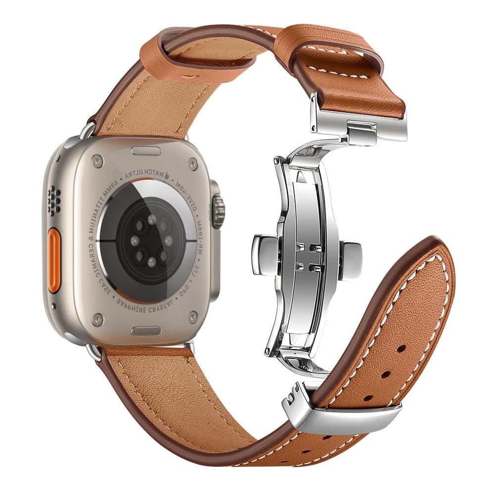 Strato Leather Band For Apple Watch