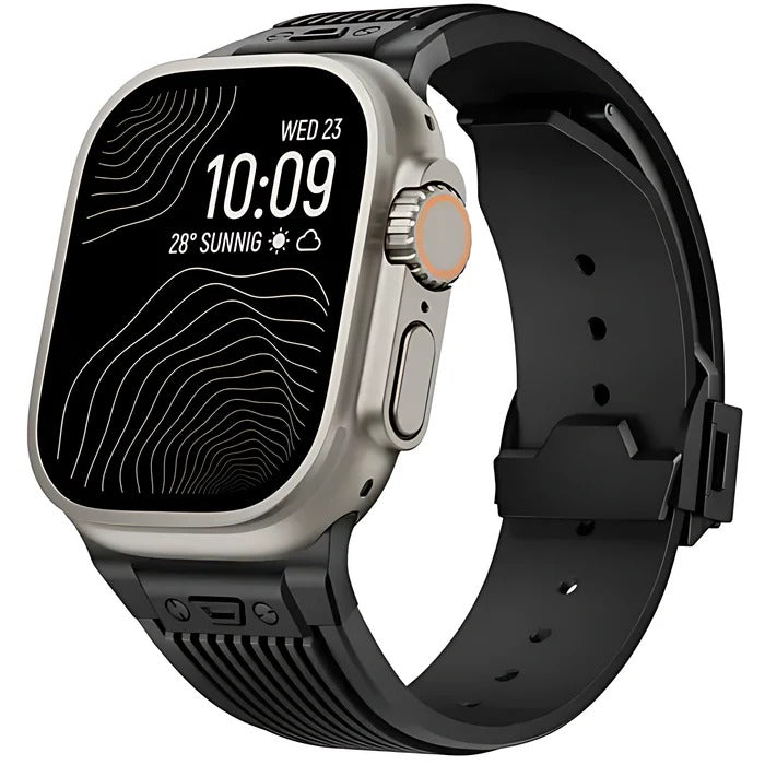 Streamlined Silicone Band For Apple Watch