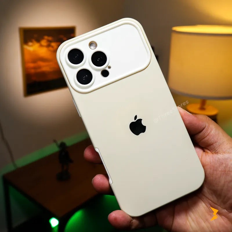 Stylish Silicone Camera Protection Case iPhone 15 Pro Max