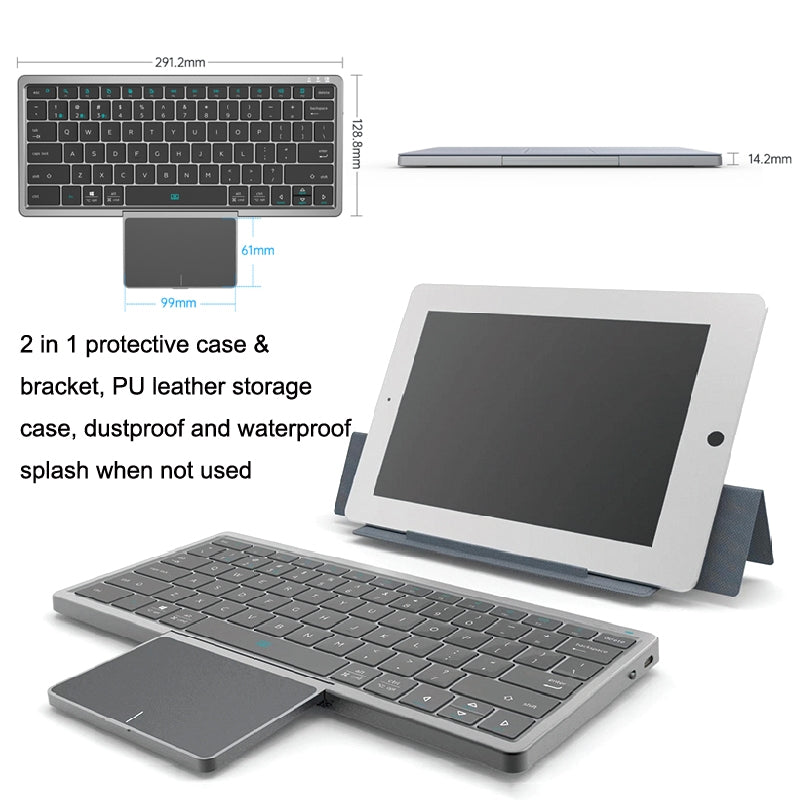 Consept Keyboard With Rotatable Touchpad KF8700