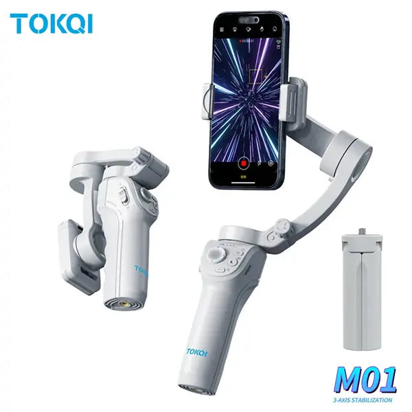 TOKQI Handheld 3-Axis Gimbal Phone Holder M01