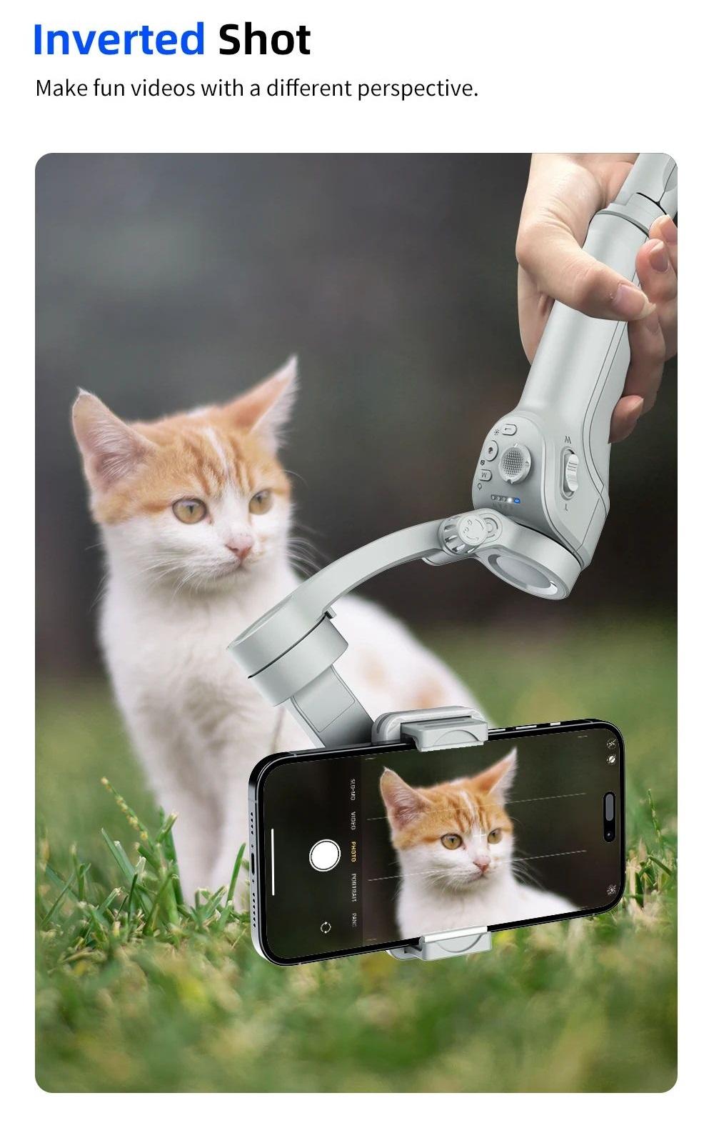 TOKQI Handheld 3-Axis Gimbal Phone Holder M01