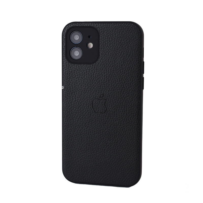 Slim Leather Camera Protection Case iPhone 12