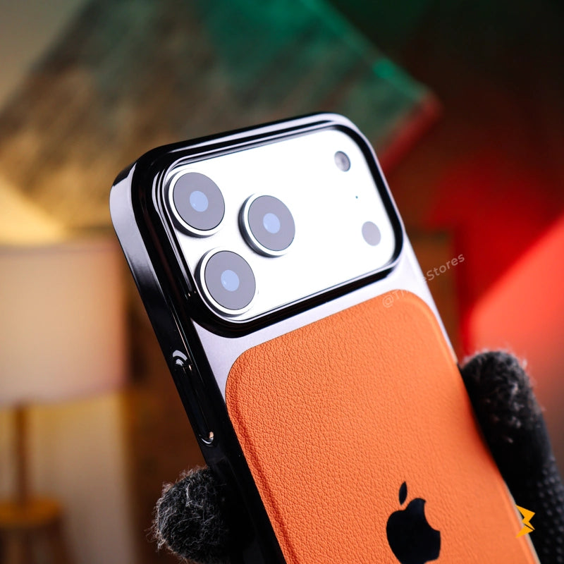 Tanned Matte Leather Case iPhone 17 Pro Max - Three