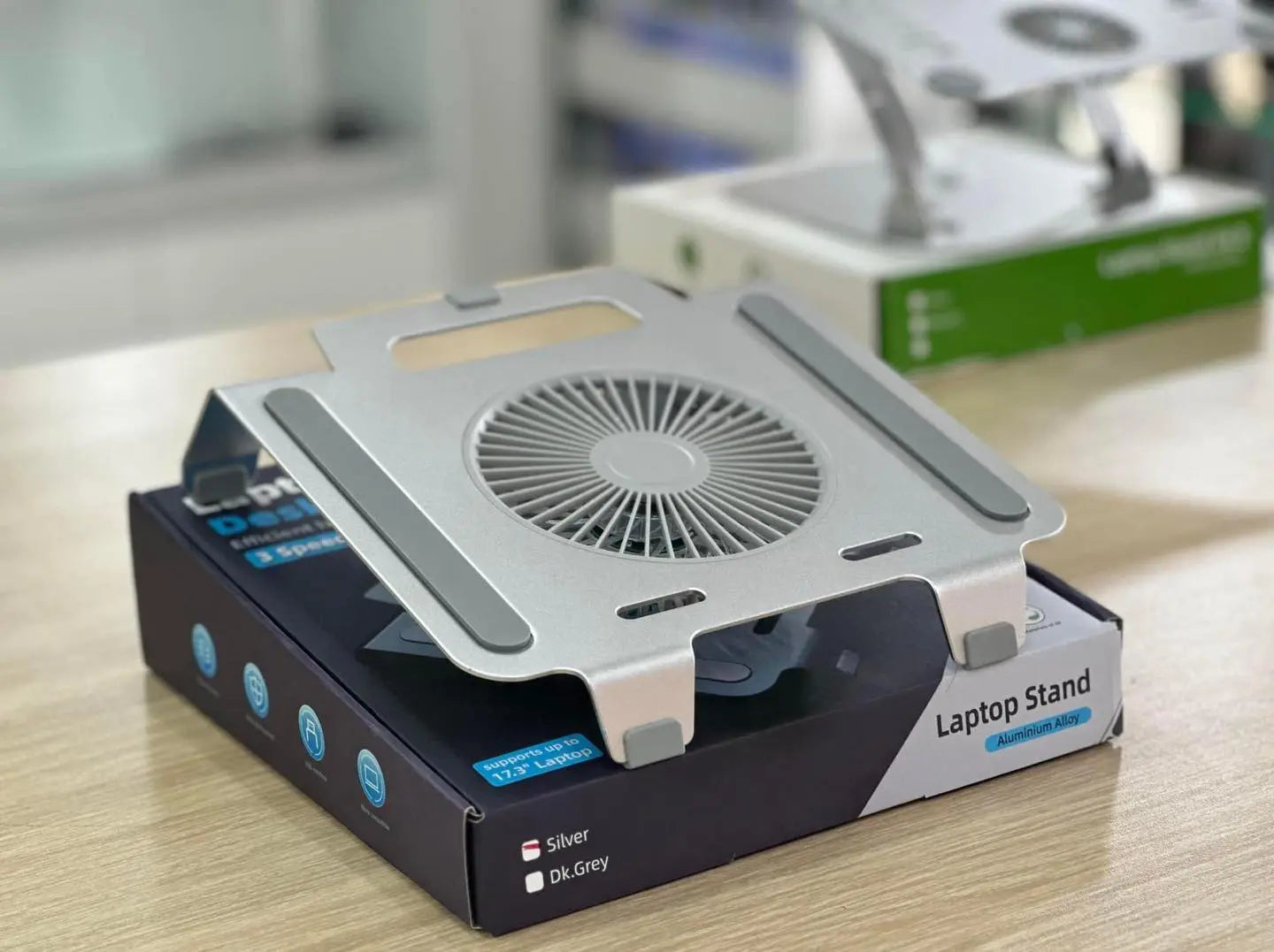Turbine Cooling Fan Laptop Stand