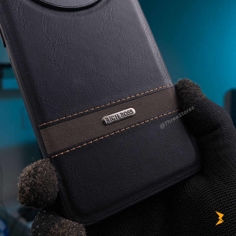 Ultra Slim Leather Case Oppo Reno 12f