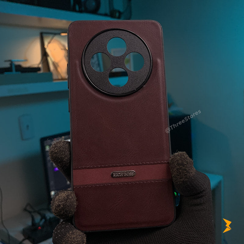 Ultra Slim Leather Case Oppo Reno 12f