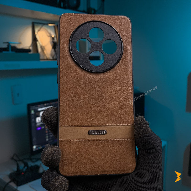 Ultra Slim Leather Case Oppo Reno 12f