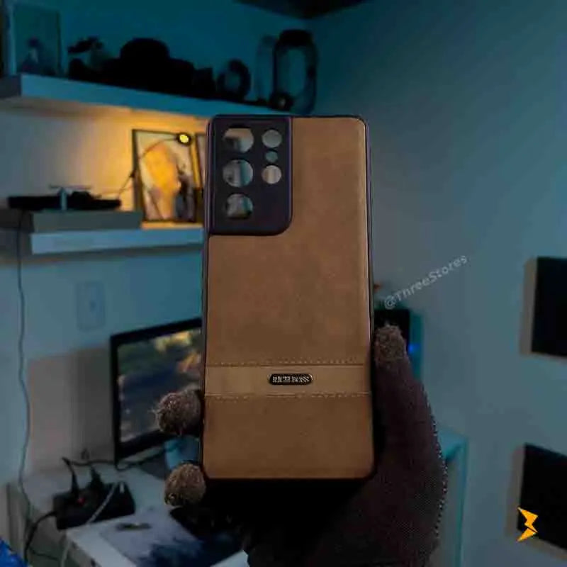 Ultra Slim Leather Case Samsung S21 Ultra