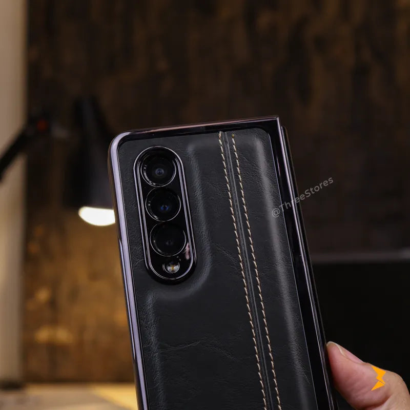 Ultra Superb Leather Case Samsung Z Fold 3