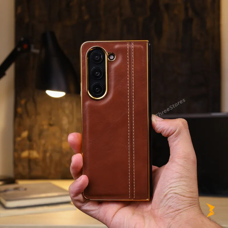 Ultra Superb Leather Case Samsung Z Fold 4
