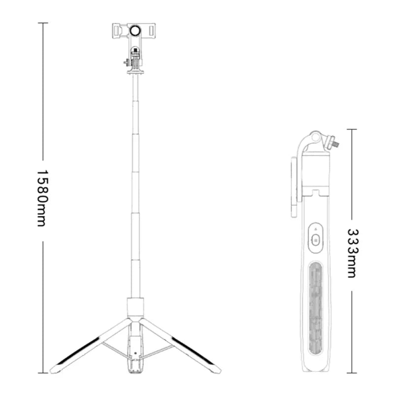 Yesido Wireless Selfie Stick with Tripod holder SF13
