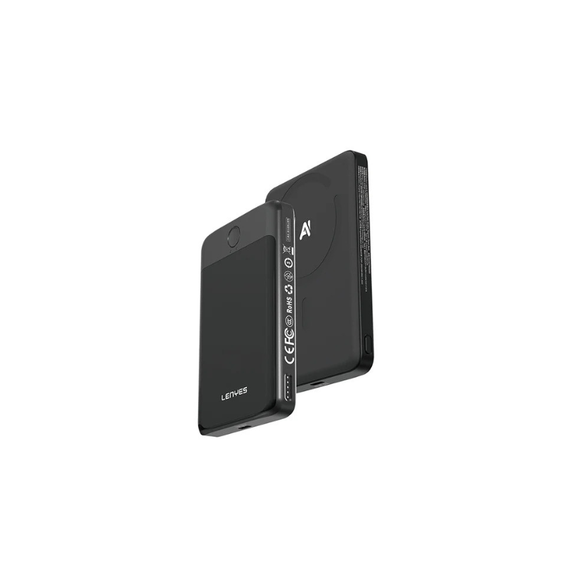 Lenyes 5000mAh 20W PD 15W MagSafe AI Translation Semi-Solid-State Power Bank PW0008D