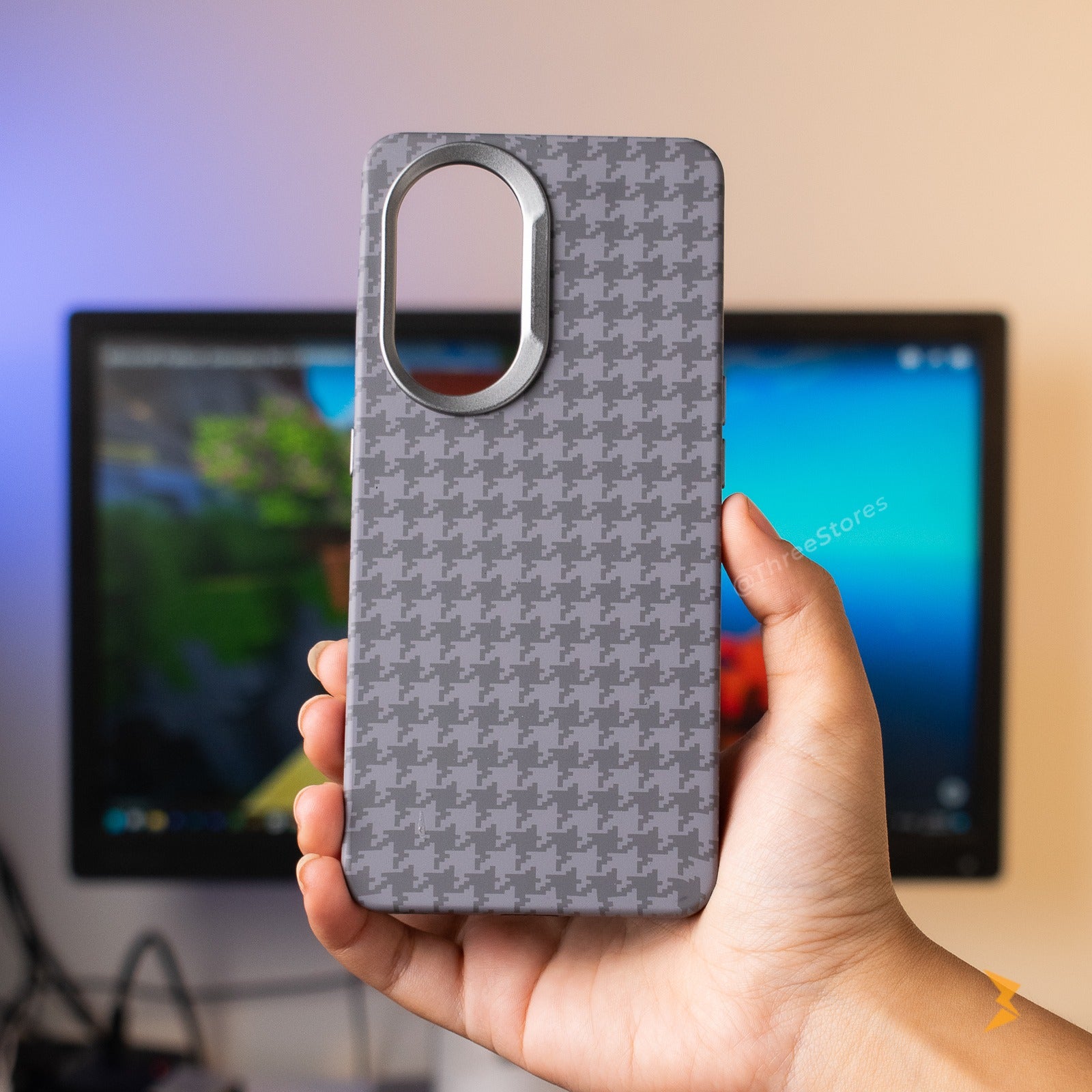 Vacation Style Carbon Case Reno 8T 5G