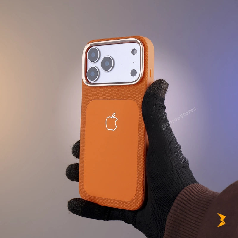 Vegan Leather Case iPhone 17 Pro Max - Three