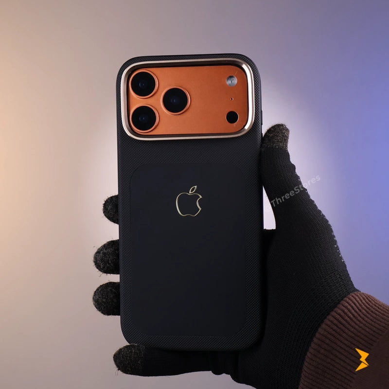 Vegan Leather Case iPhone 17 Pro Max - Three