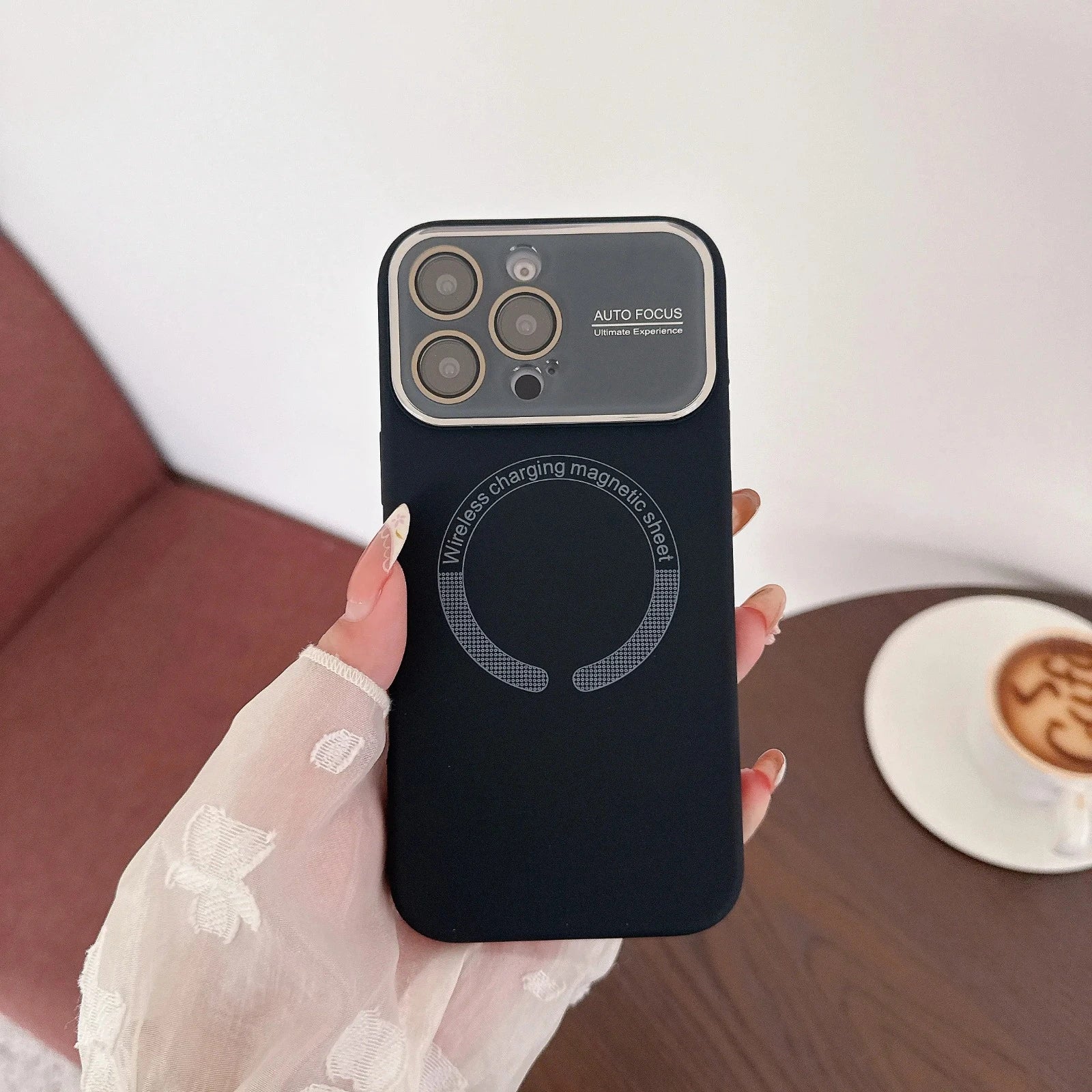 Viora Silicone Camera Protection Magsafe Case iPhone 13 Pro Max