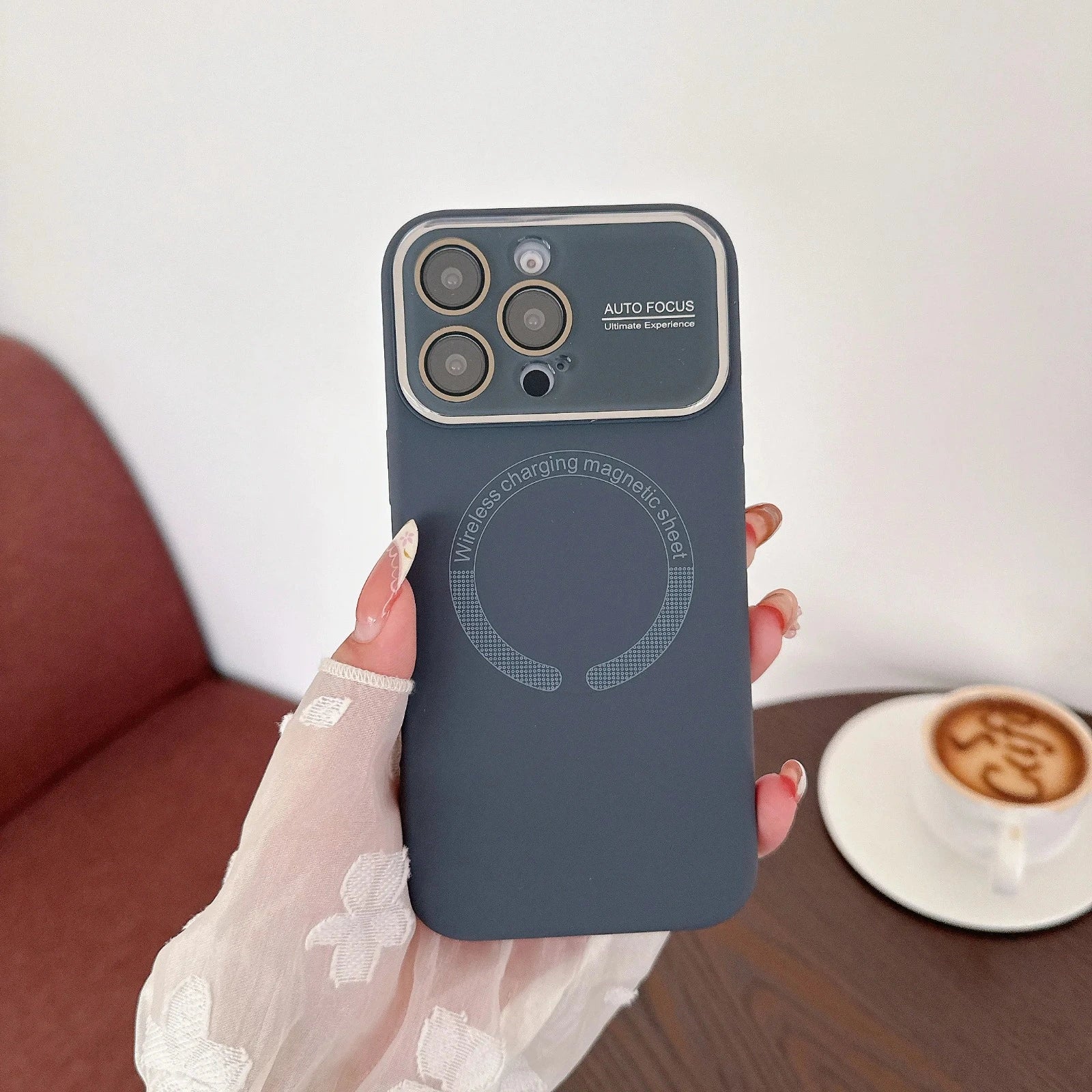 Viora Silicone Camera Protection Magsafe Case iPhone 13 Pro Max