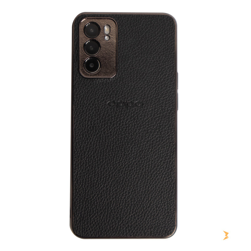 Leather Camera Protection Case Oppo Reno 6 5G