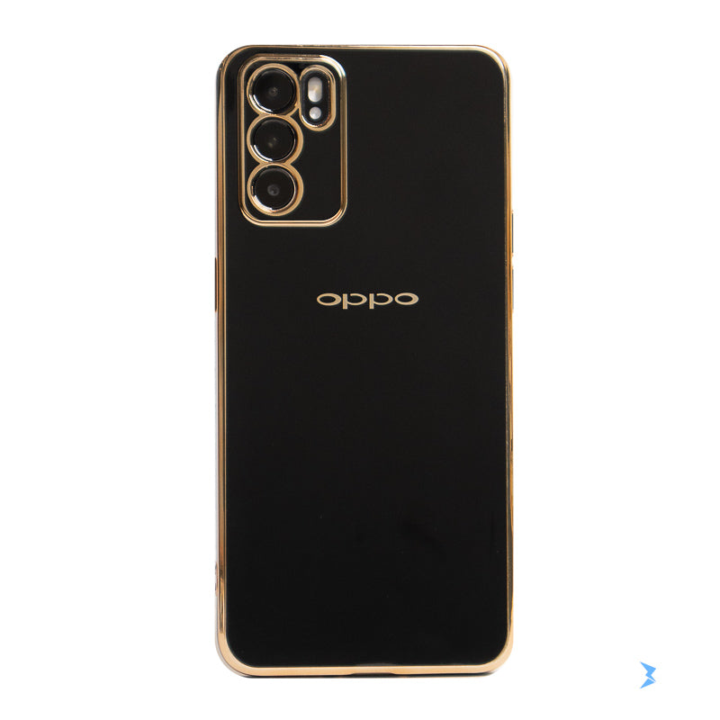 Plating Gold Lens Protection Case Oppo Reno 6 4G