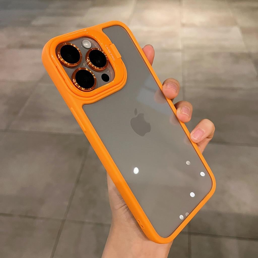 Bracket With Lens Film Case iPhone 14 Pro