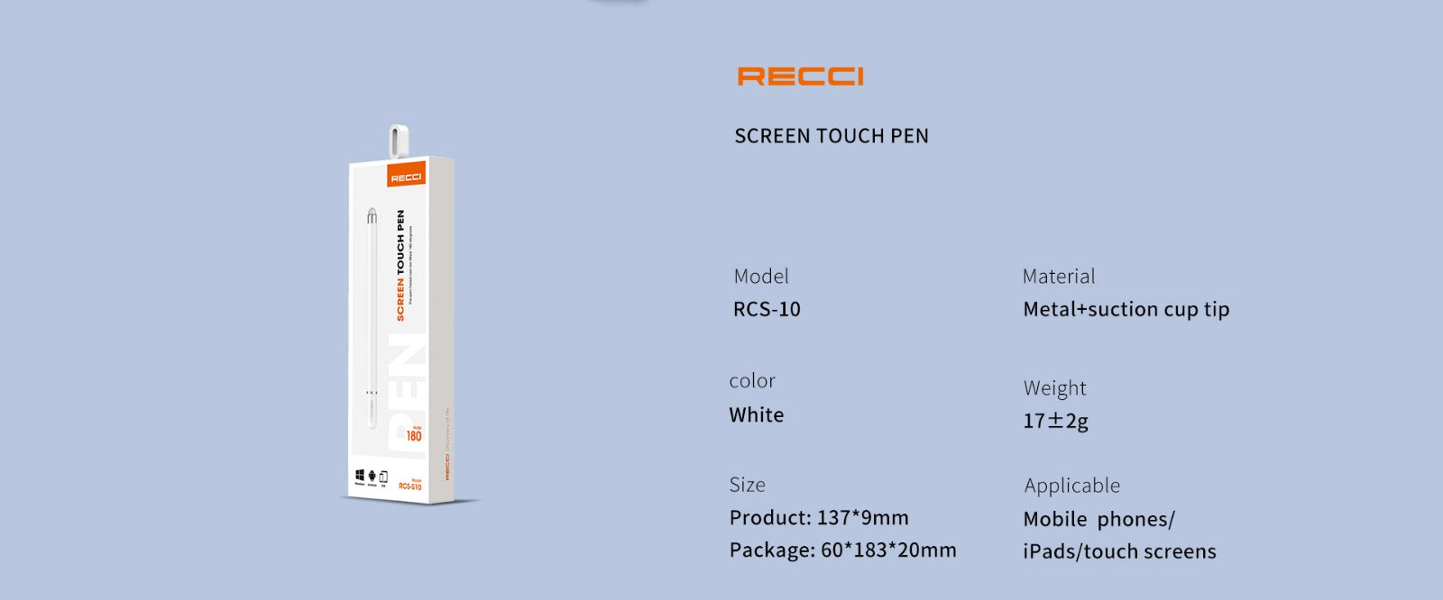 Recci Screen Touch Pen RCS-10