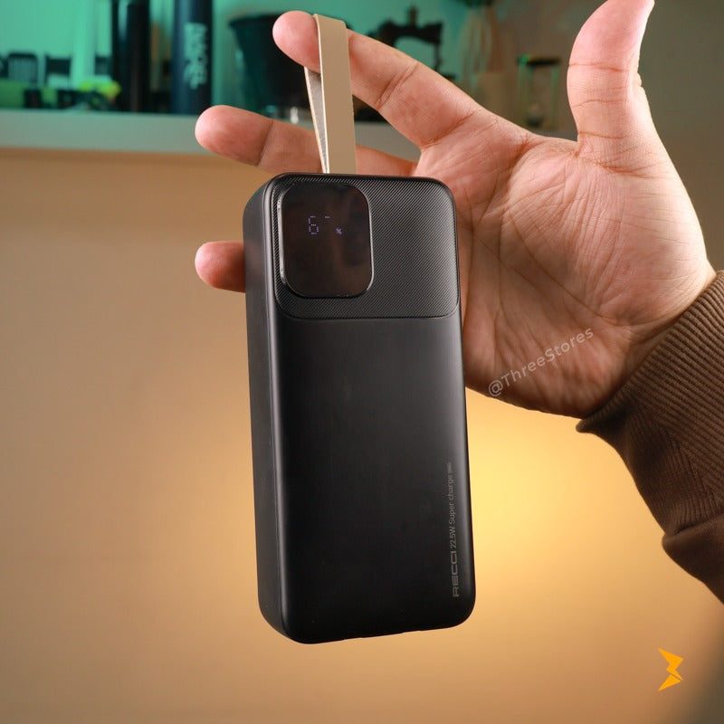Recci Power Bank 30000mAH Fast Charging 22.5W P75