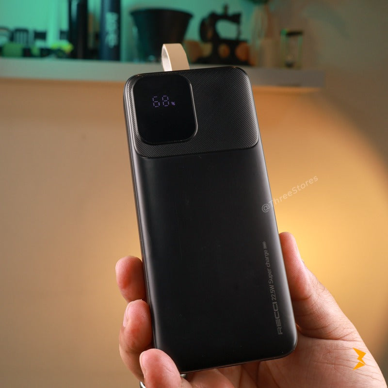 Recci Power Bank 30000mAH Fast Charging 22.5W P75