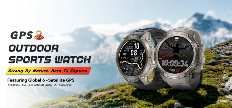 Rugged Smart Watch Fitness tracker GPS Watch  DM59
