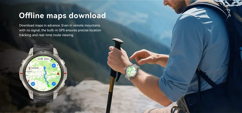 Rugged Smart Watch Fitness tracker GPS Watch  DM59