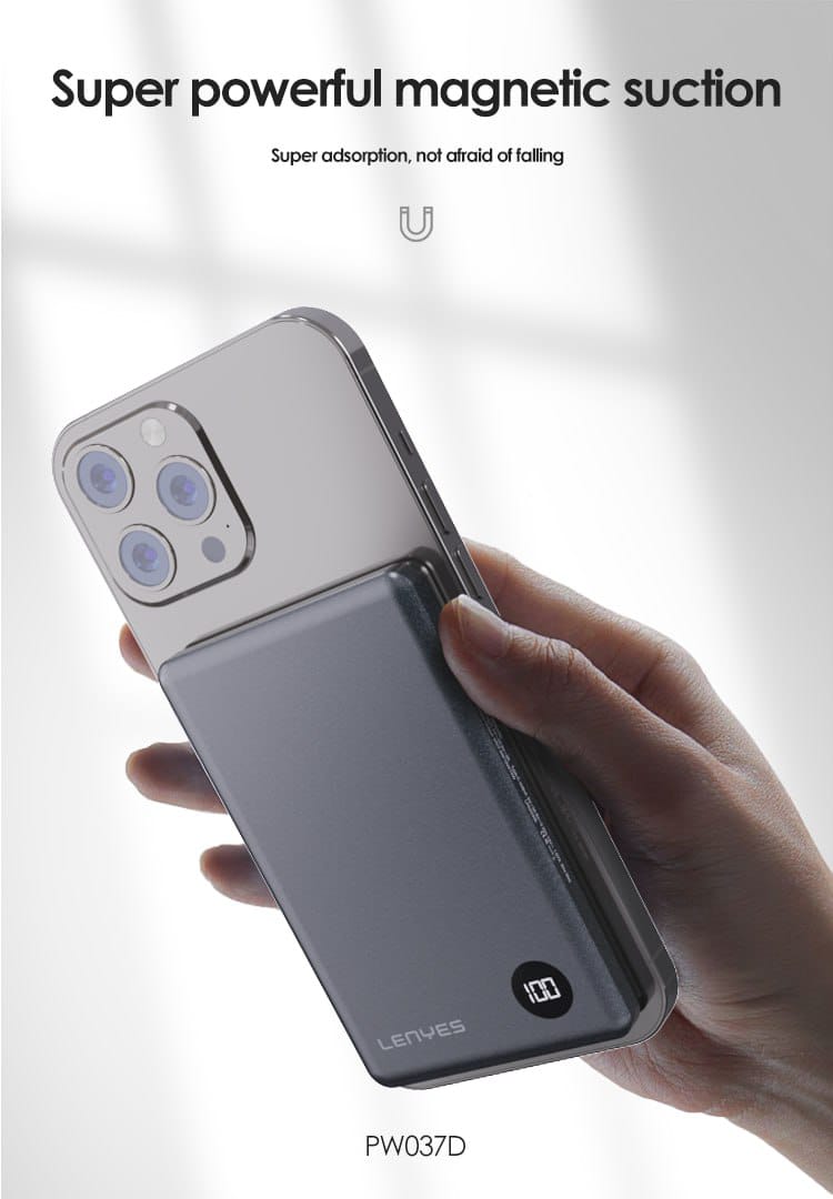 Lenyes Ultra-Slim Power Bank 10000 mAh PW037D
