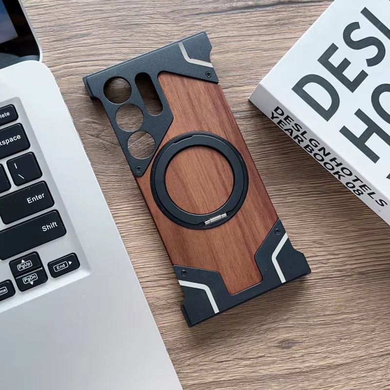 Metal Axis Magsafe Stand Case Samsung S23 Ultra