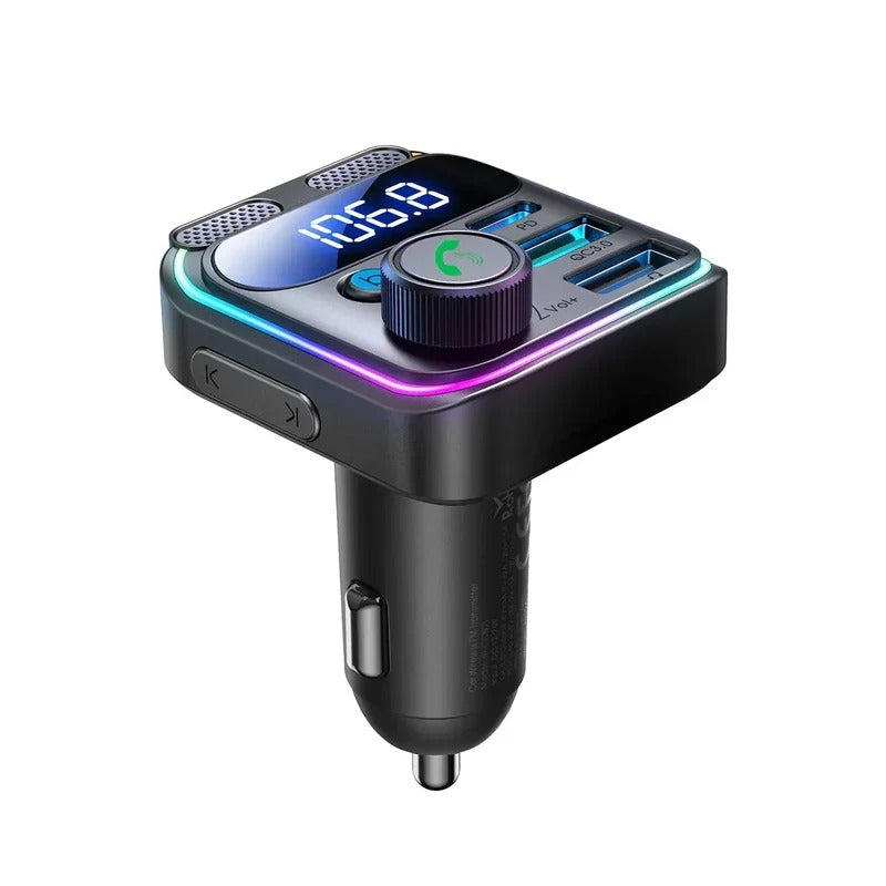 Joyroom 81W Dual-Mic Car Charger FM Transmitter JR-CCB01
