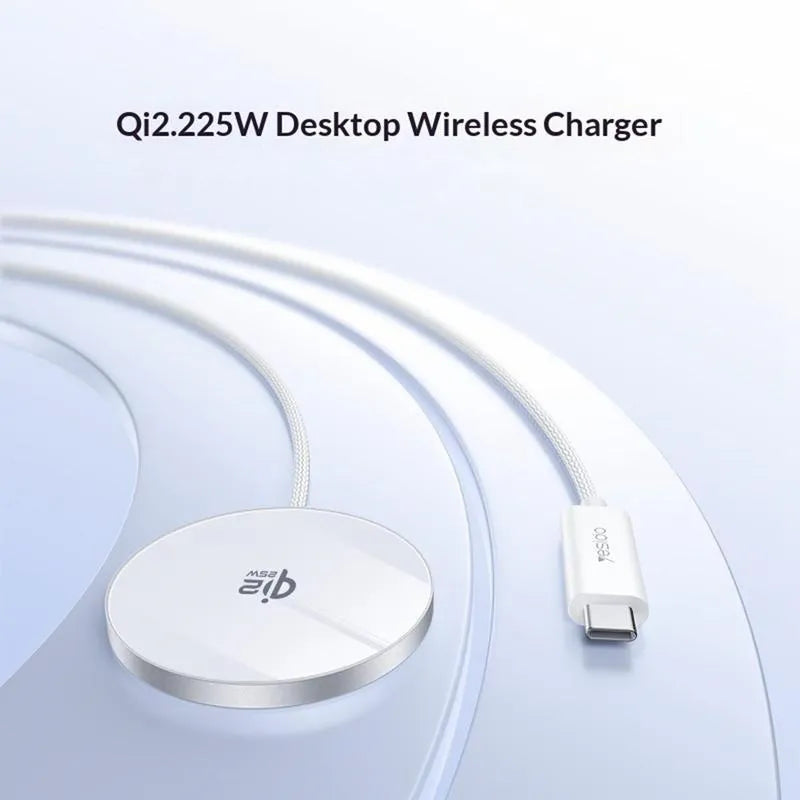 YESIDO QI2.2  Ultra Thin Magnetic Wireless Charger 25W DS41
