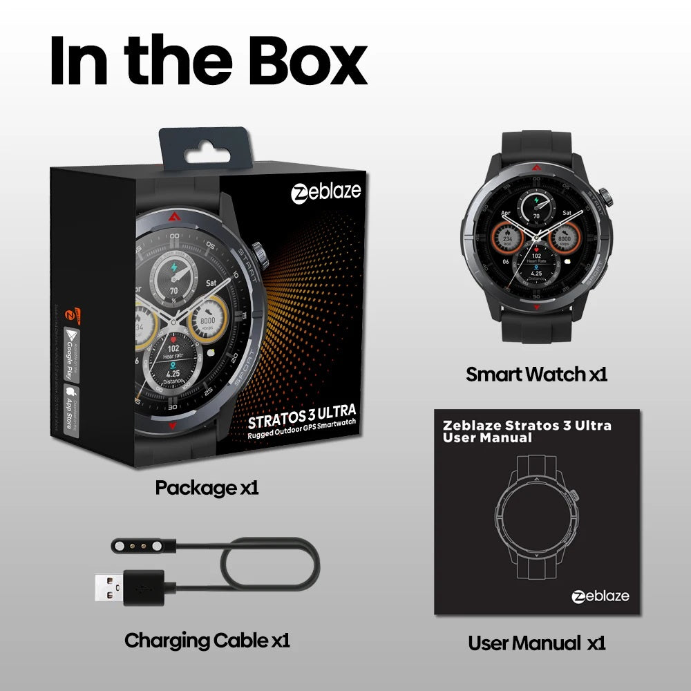 Zeblaze Stratos 3 Ultra Smart Watch