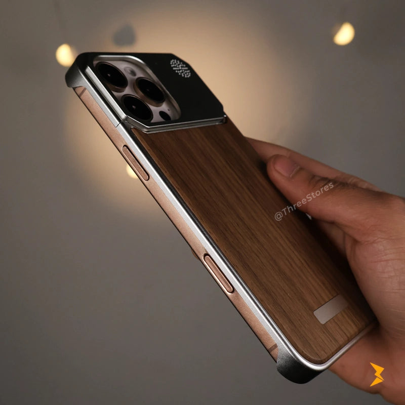 Zen Alloy Wood Case iPhone 16 Pro Max