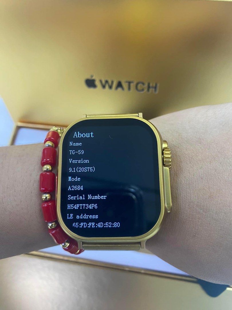 S8 Golden Apple Watch Ultra