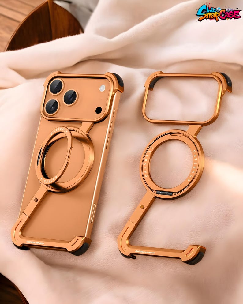 Z Shape Metal Phone Case iPhone 17 Pro Max