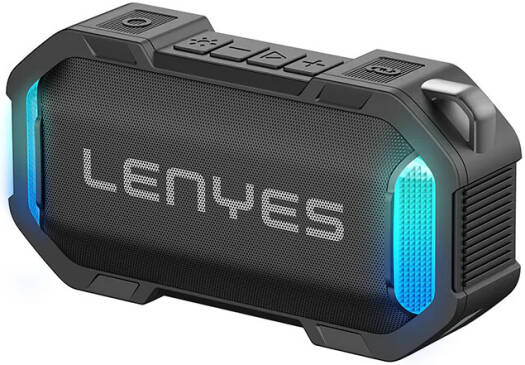 Lenyes Bluetooth 5.3 8W IPX6 Portable Speaker S233