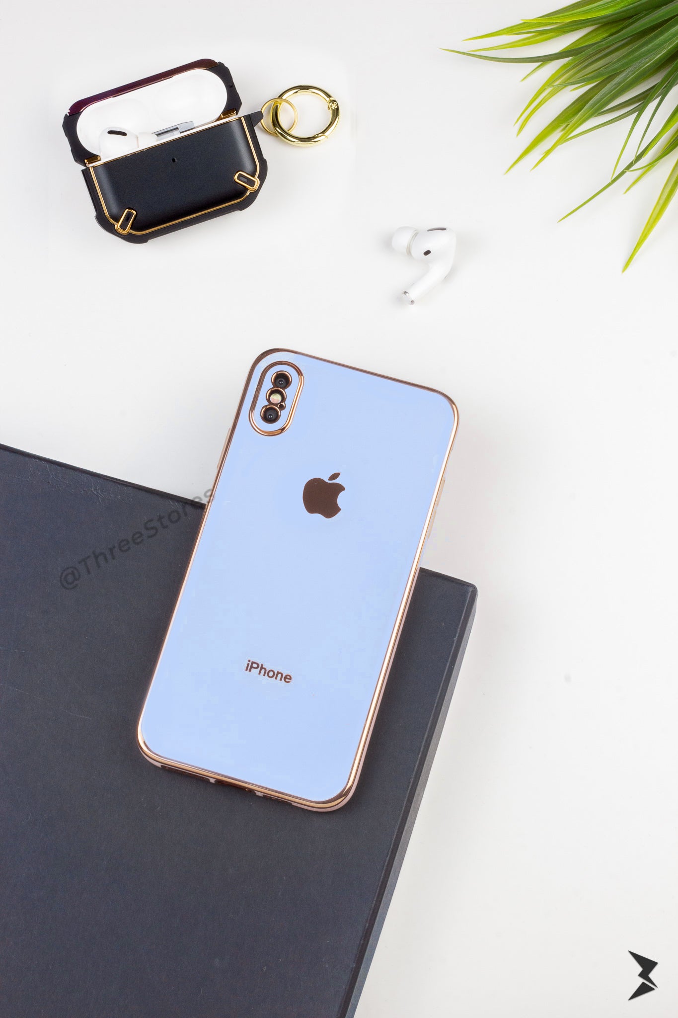 Plating Gold Lens Protection Case iPhone X Max