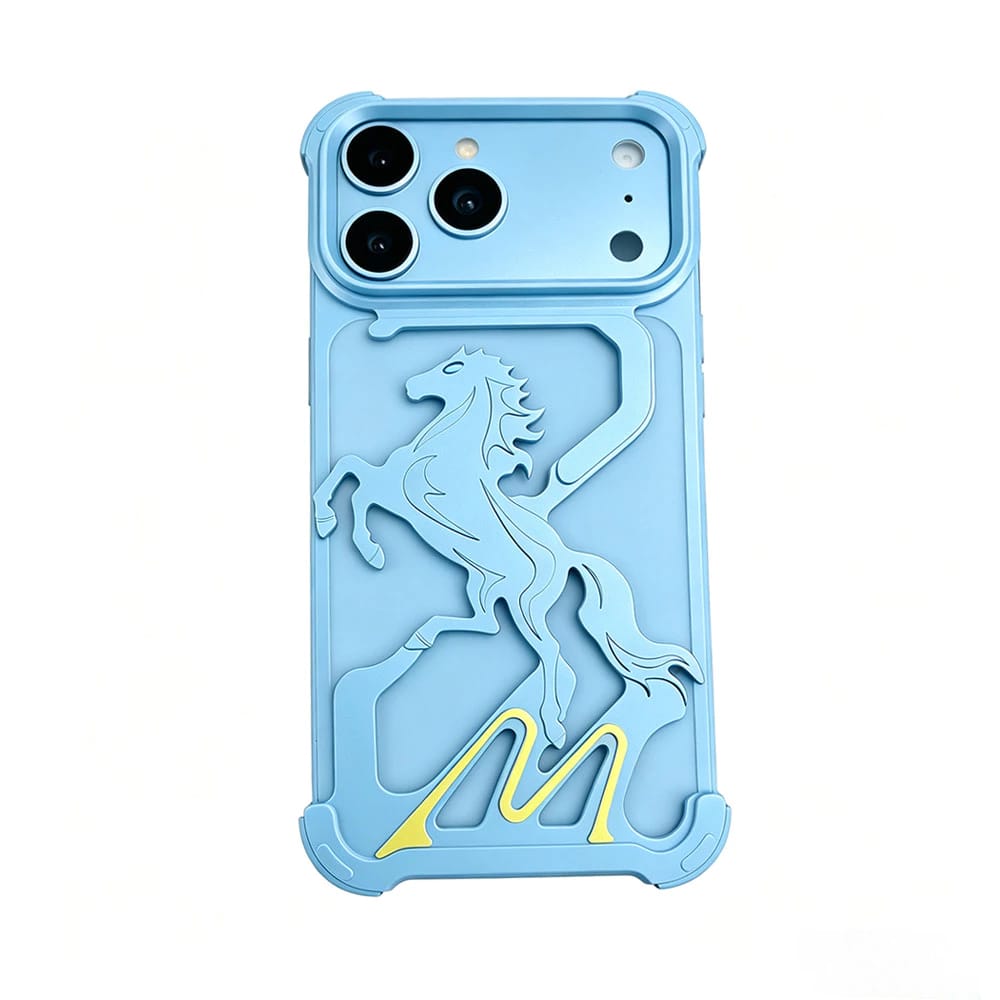 Metal Horse Design Case iPhone 17/18 Pro Max