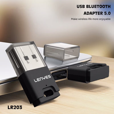 Lenyes Bluetooth 5.1 USB Multi-Device Audio Receiver LR203