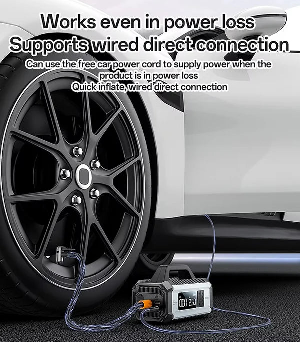 GREEN Car Jump Starter With Inflatble Pump GE-BP999
