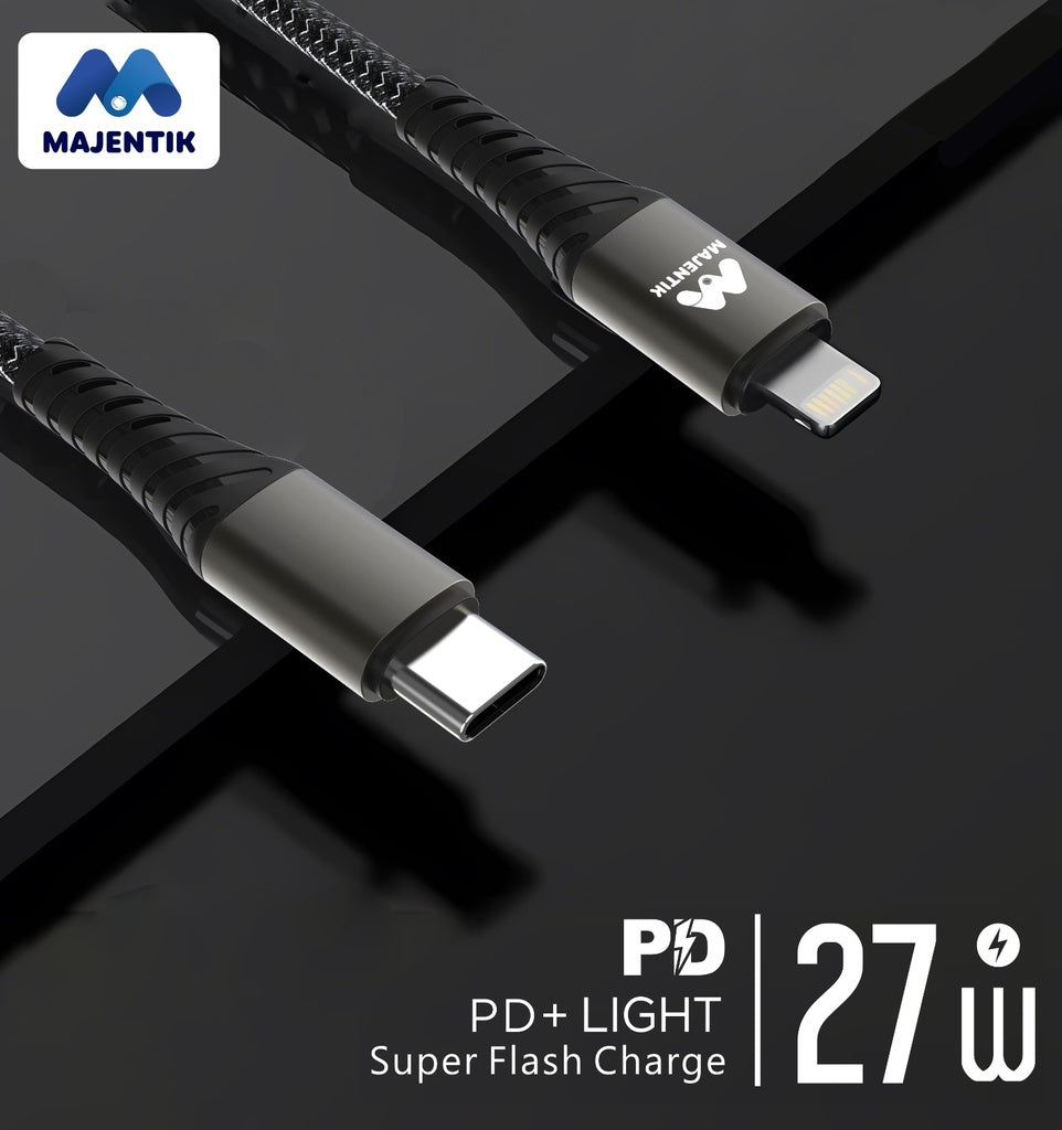 Majentik Led Fast Charging Cable 27W Type-C To Lightning