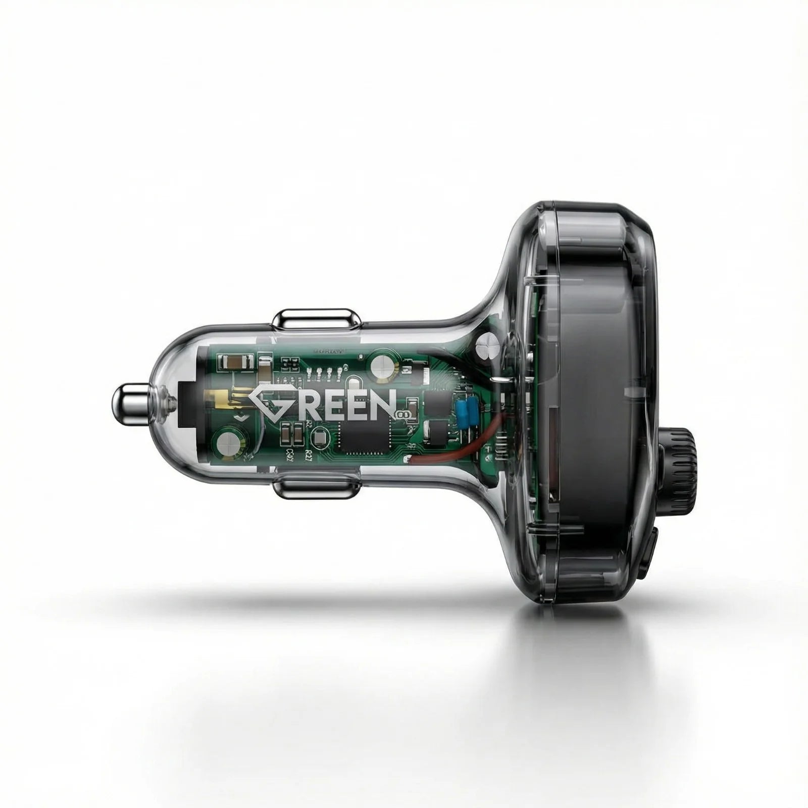 GREEN LED MP3 Car Charger 55W GE-Y085