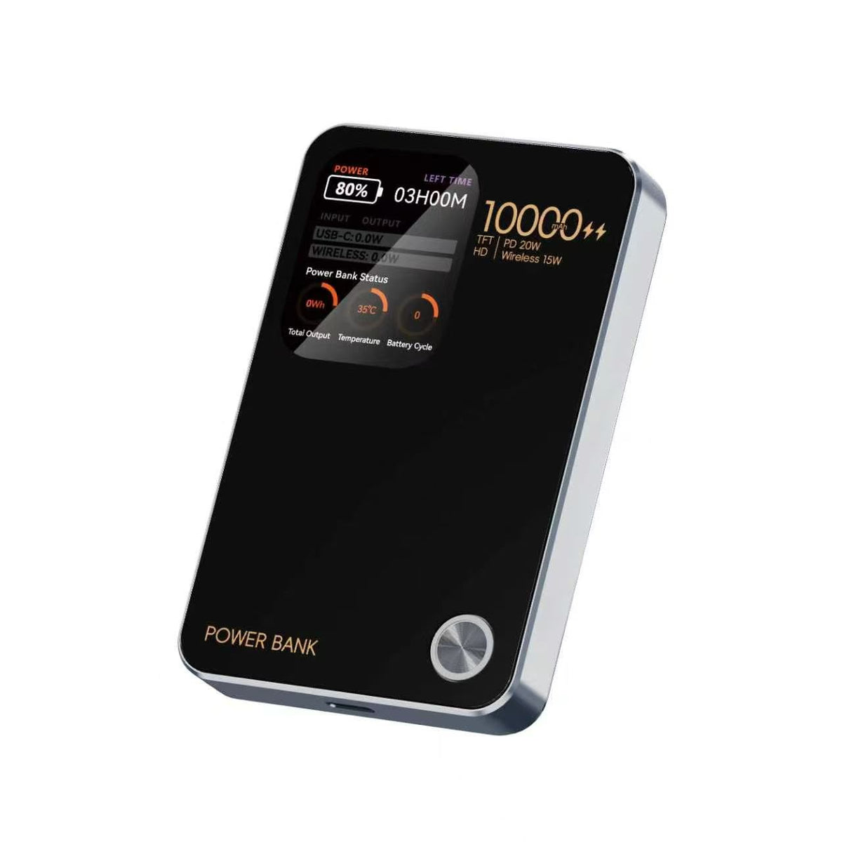 MOXOM Smart Display 10000mAh Wireless Power Bank MX-PB225 WL