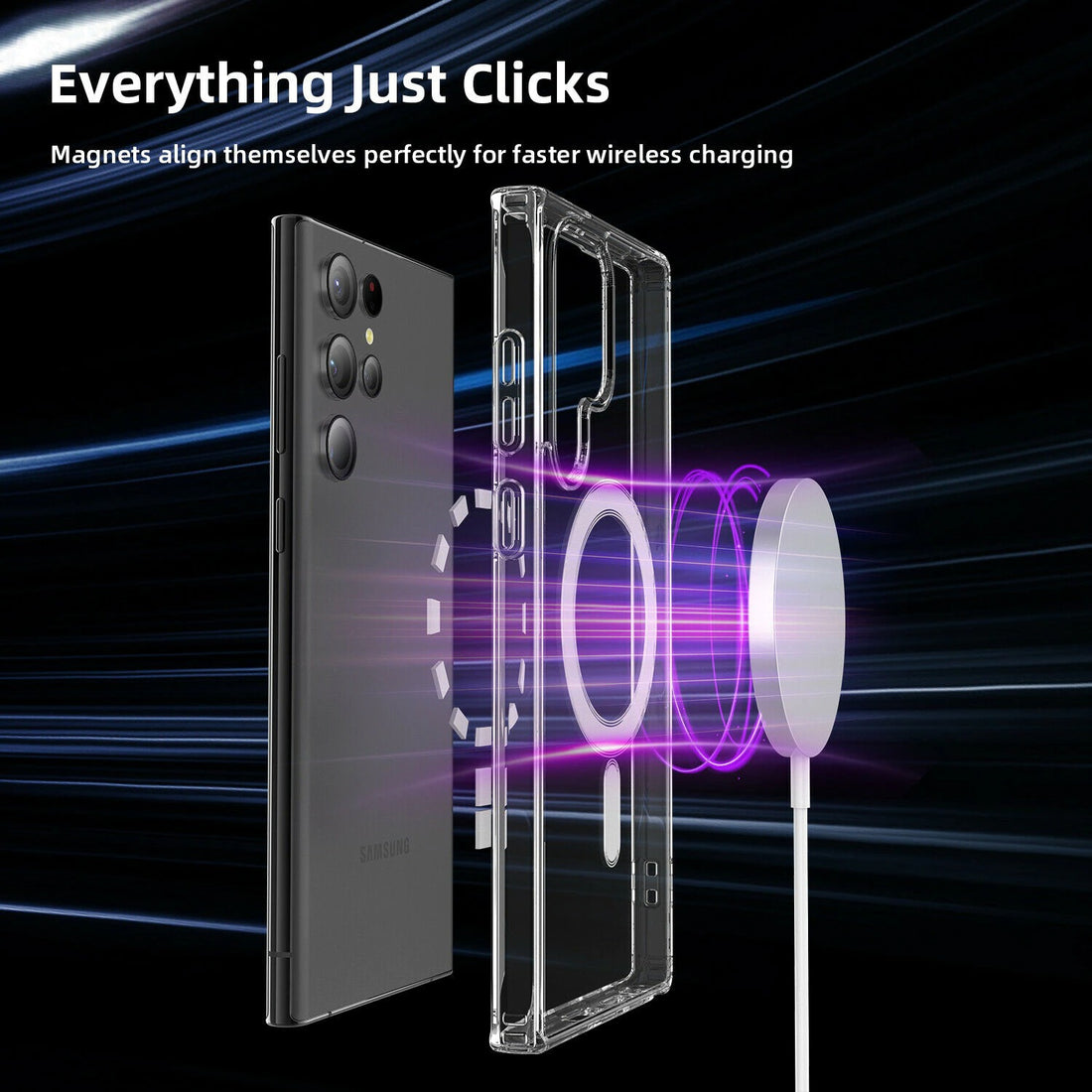Transparent Magsafe Case Samsung S24 Ultra