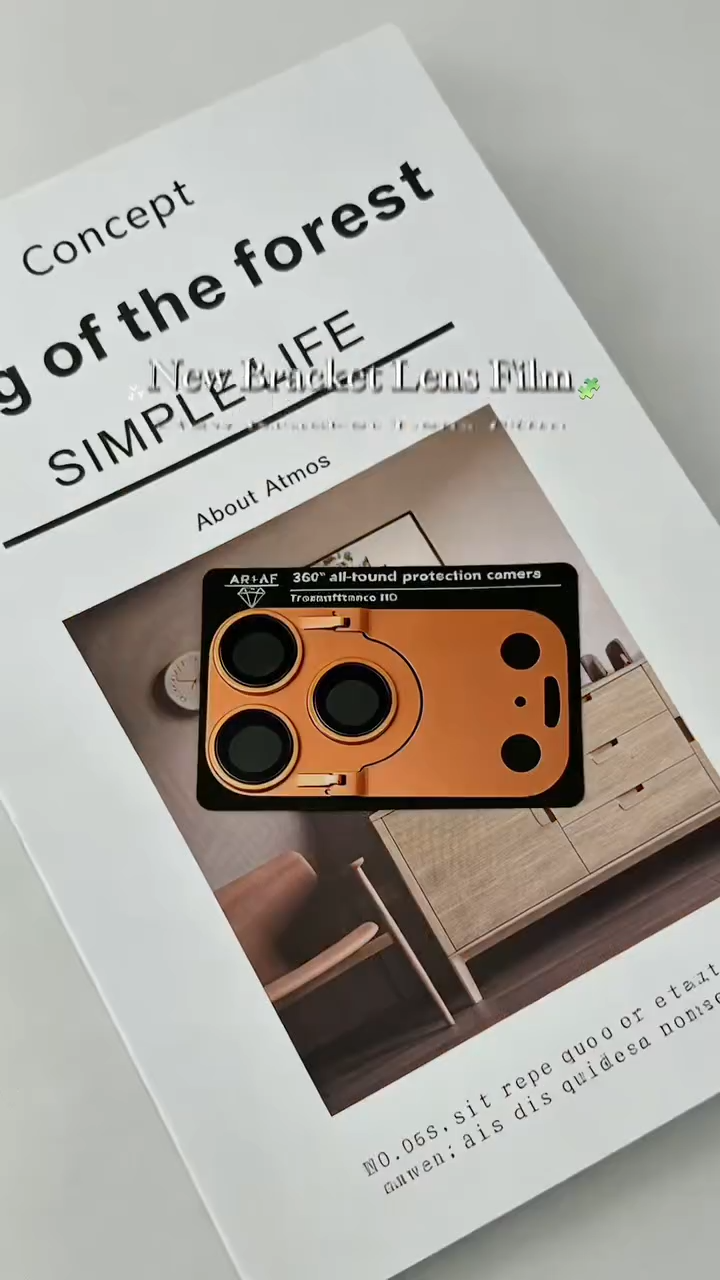 Metal Camera Ring With Holder For iPhone 17 Pro Max