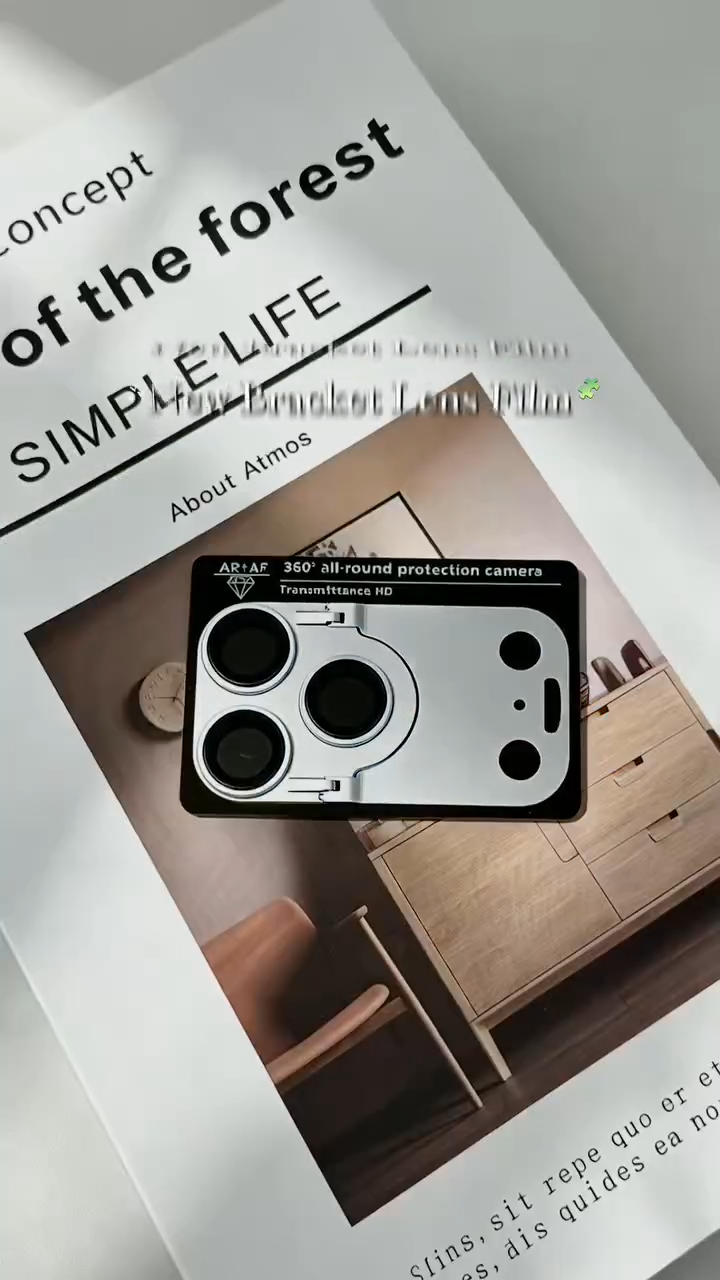 Metal Camera Ring With Holder For iPhone 17 Pro Max